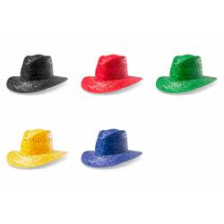 SOMBRERO DE PAJA DE COLORES bodas, fiestas, eventos