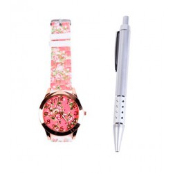 RELOJ FLORAL EN CAJA DE REGALO